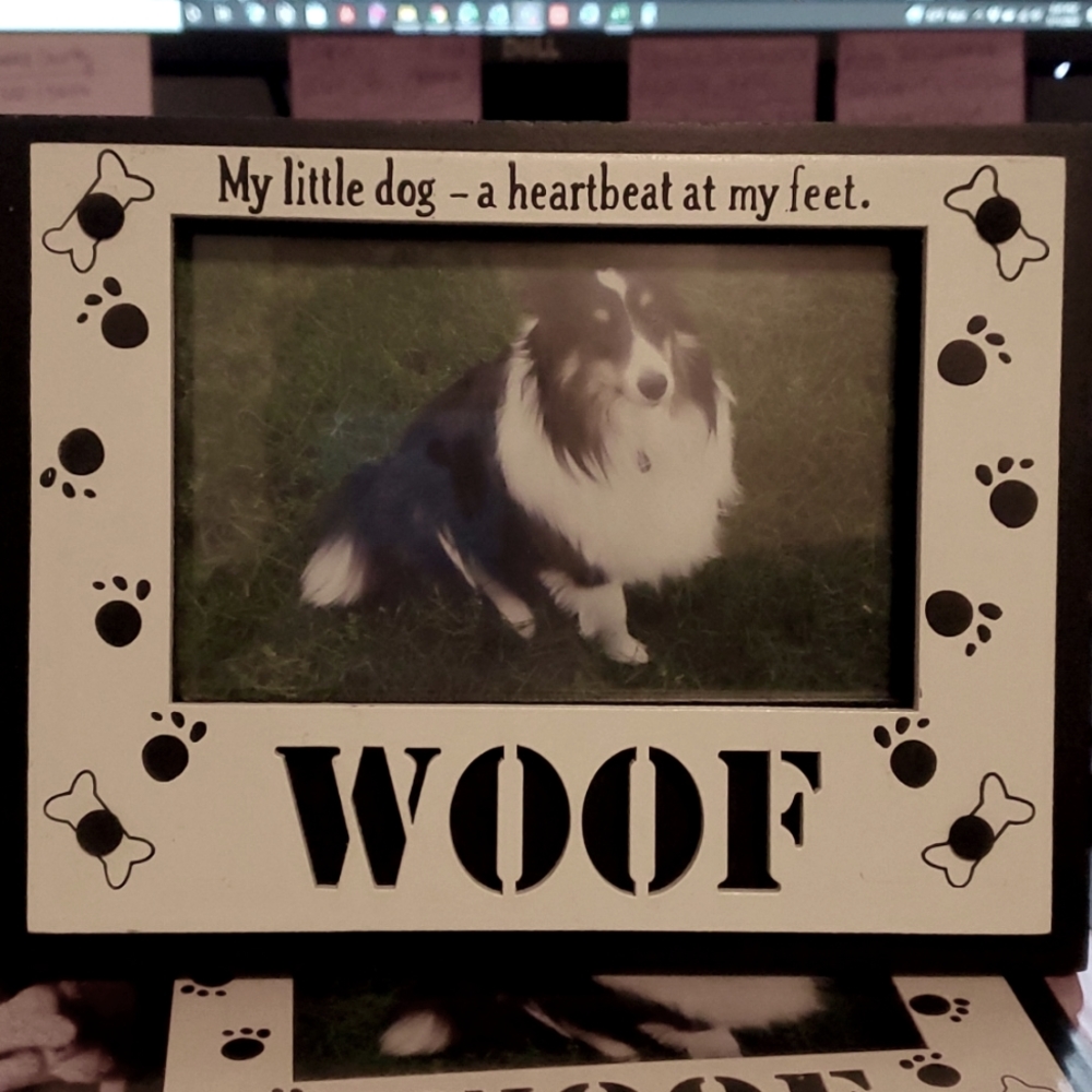 NIB Woof Dog Photo Frame